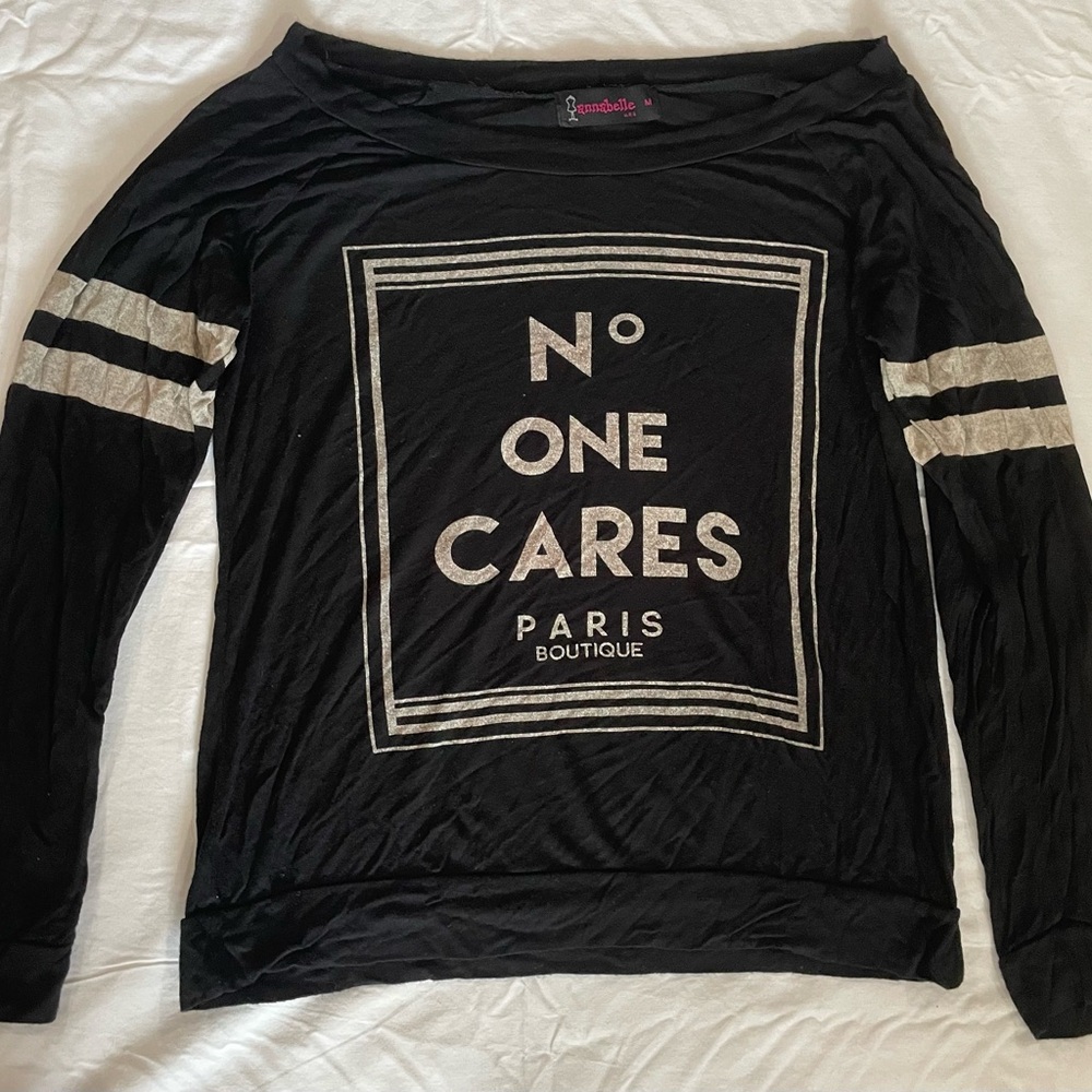 Annabelle Black and White Long Sleeve Tee